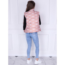 Ružová vesta so vzorom-229306-03