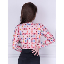 Svetloružové body so vzorom-229272-08