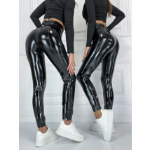 Čierne zateplené latexové legíny-278523-02