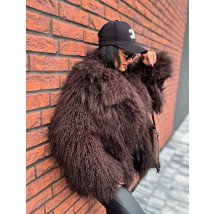 Kožuch z mongolskej ovečky CHOCCO-322741-02