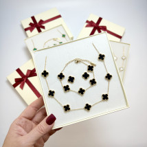 Dámska oceľová súprava s krabičkou Olivia-295609-011