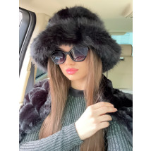 Čierny kožušinový klobúk-296939-04