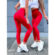 Červené push-up legíny-310044-07