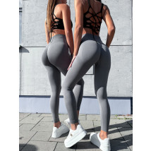 Tmavosivé push-up legíny-311457-08