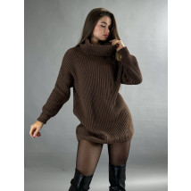 Hnedé pletené šaty-312926-02