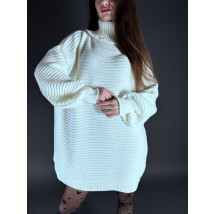 Biele pletené šaty-313807-01