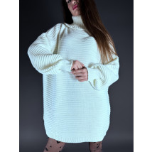 Biele pletené šaty-313807-01