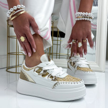 Béžovo-biele tenisky-327188-03