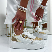 Béžovo-biele tenisky-327188-03