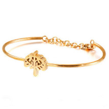 Dámsky pozlátený oceľový náramok strom-312257-08