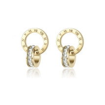 Kruhové náušnice pozlátené-324097-06