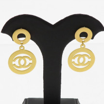 Dámske pozlátené oceľové náušnice-244513-03