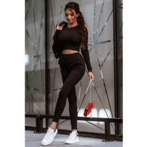 Čierna tepláková PUSH-UP súprava-227892-02