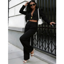 Čierny nohavicový komplet-326583-01