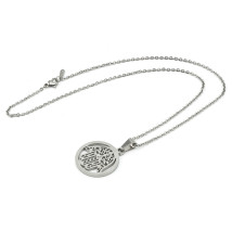 Oceľový prívesok s retiazkou