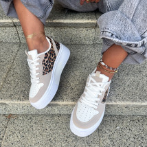 Biele tenisky s leopardím vzorom-320425-01
