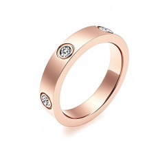 Oceľový prsteň pozlátený-324073-02