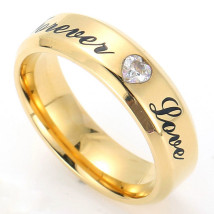 Oceľová obrúčka forever love-315761-08