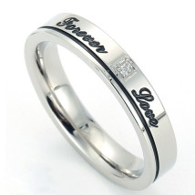 Oceľová obrúčka forever love-315693-06