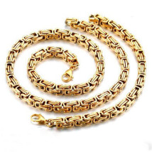 Pozlátená oceľová súprava-279851-02