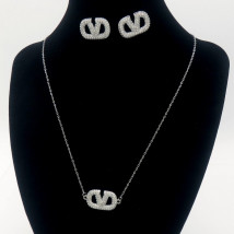 Dámsky trendy set s kryštálmi-318254-01