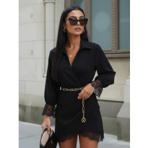 Čierne šaty s čipkou-326103-04