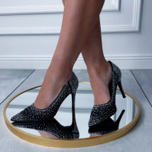 Čierne lodičky s kamienkami-324400-02