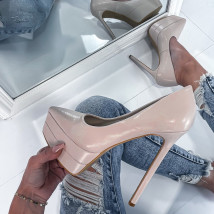 Béžové lodičky na platforme-282372-04