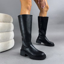 Čierne vysoké čižmy-323204-017
