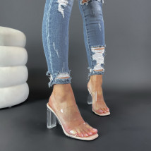 Béžové transparentné sandále-298288-05