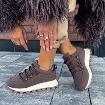 Tmavohnedé tenisky-323906-06