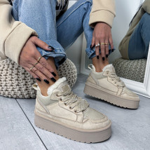 Béžové zateplené tenisky-323719-01