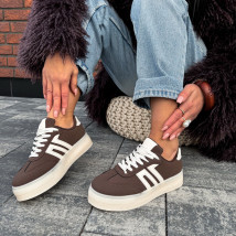 Tmavohnedé tenisky-324298-01