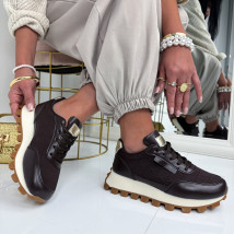 Tmavohnedé tenisky-325823-01