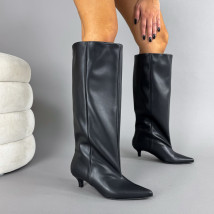 Čierne vysoké čižmy-323628-019