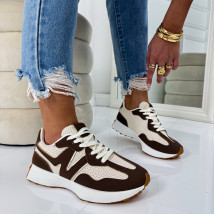 Béžovo-hnedé tenisky-324879-01