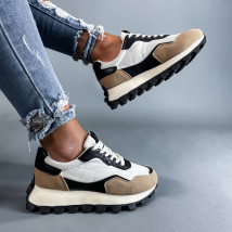 Čierno-béžové tenisky-288278-015