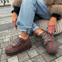 Hnedé zatepelené tenisky-323572-06