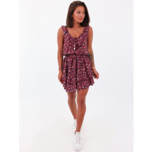 Bordové kvetované šaty-246369-06