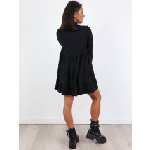 Čierne bavlnené šaty-220143-04