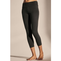 Tmavosivé vrúbkované legíny-261654-08