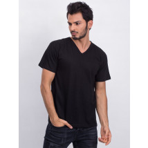 Čierne bavlnené tričko-244102-03