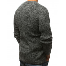 Pánsky sivý striekaný sveter-166607-01