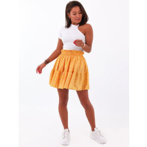 Žltá vzorovaná sukňa-246800-08