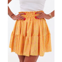 Žltá vzorovaná sukňa-246800-08