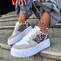 Biele tenisky s leopardím vzorom-320425-01