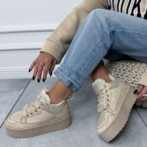 Béžové zateplené tenisky-323719-01