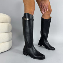 Čierne vysoké čižmy-323895-06