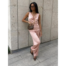 Ružový saténový komplet-327073-05