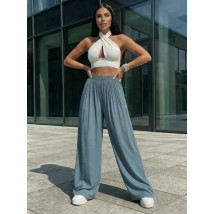 Tmavosivé široké nohavice-317951-07